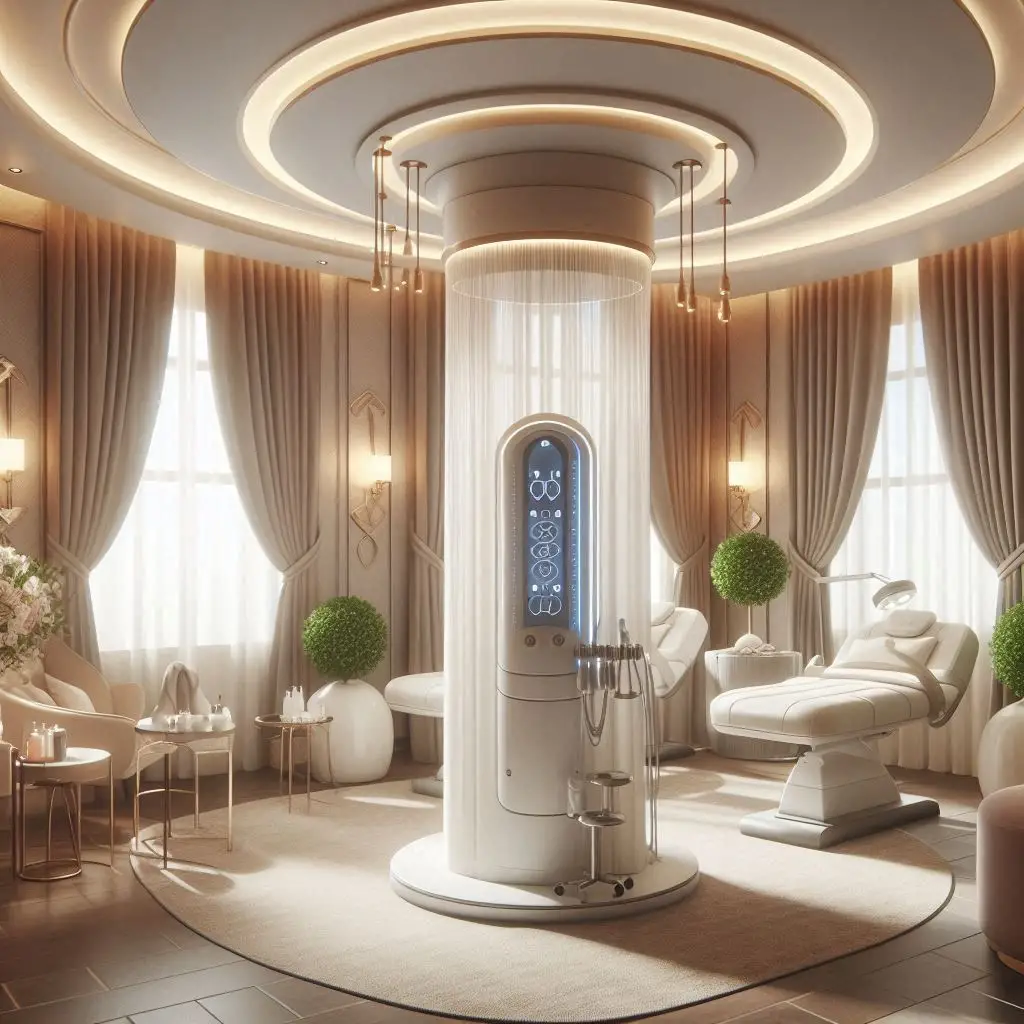 피부,체형관리 샵 배경