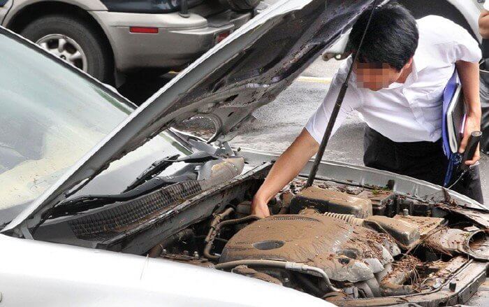 침수차 엔진 사진 2