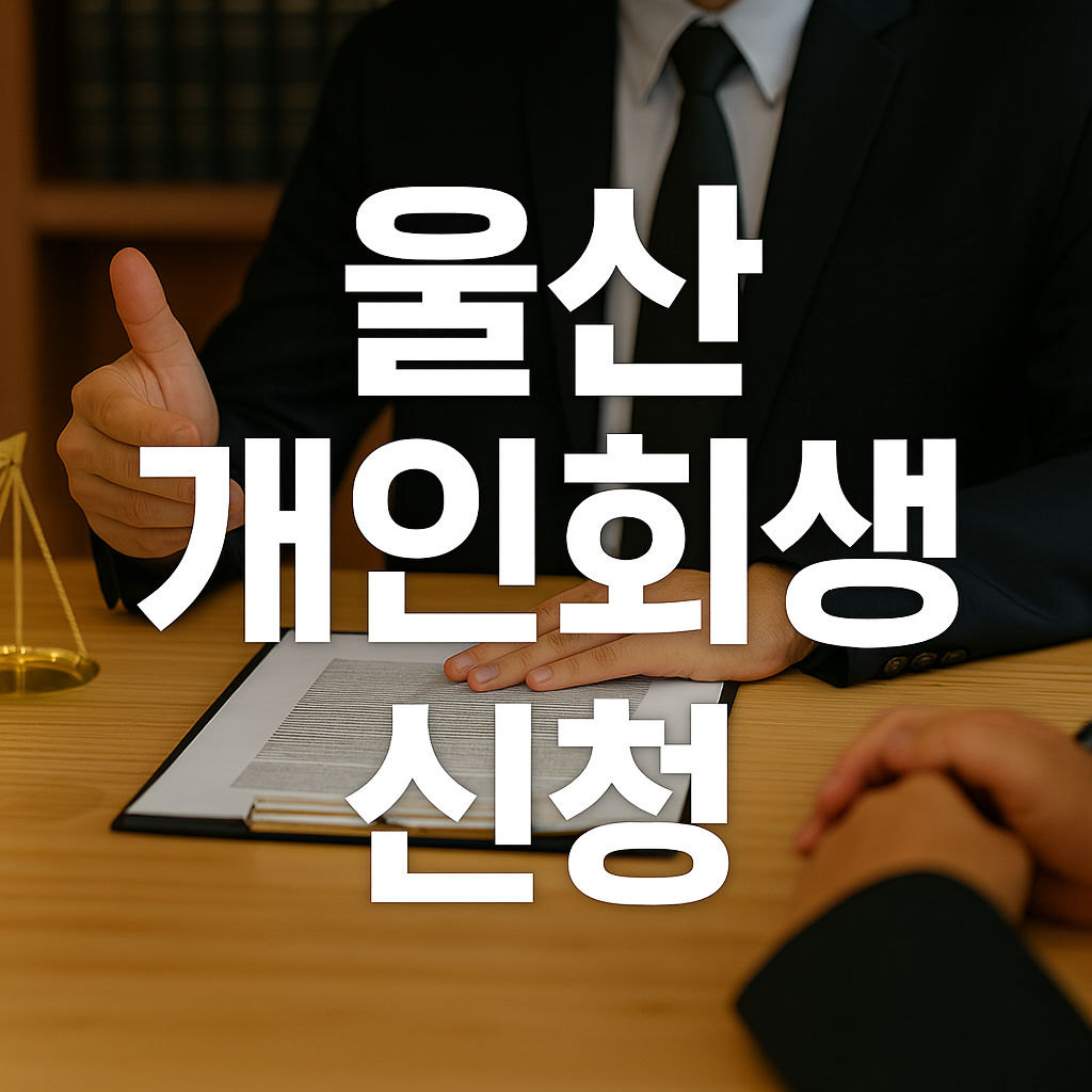 울산 개인회생 신청