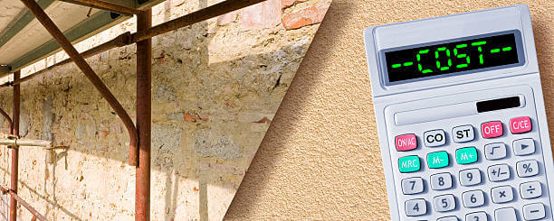 공사현장과 계산기