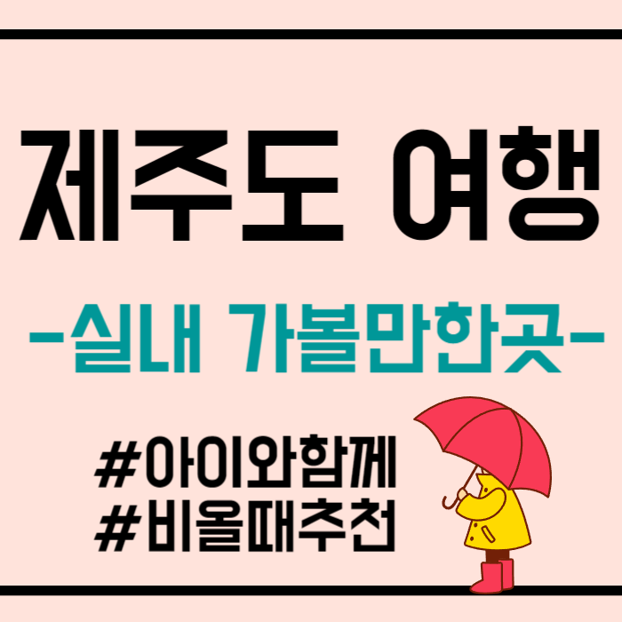 비올때 아이와 함께 제주도 실내 가볼만한곳 top3(동쪽,서쪽)