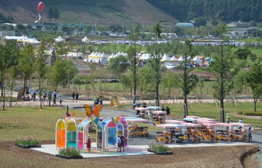 포천 한탕강 y자 출렁다리