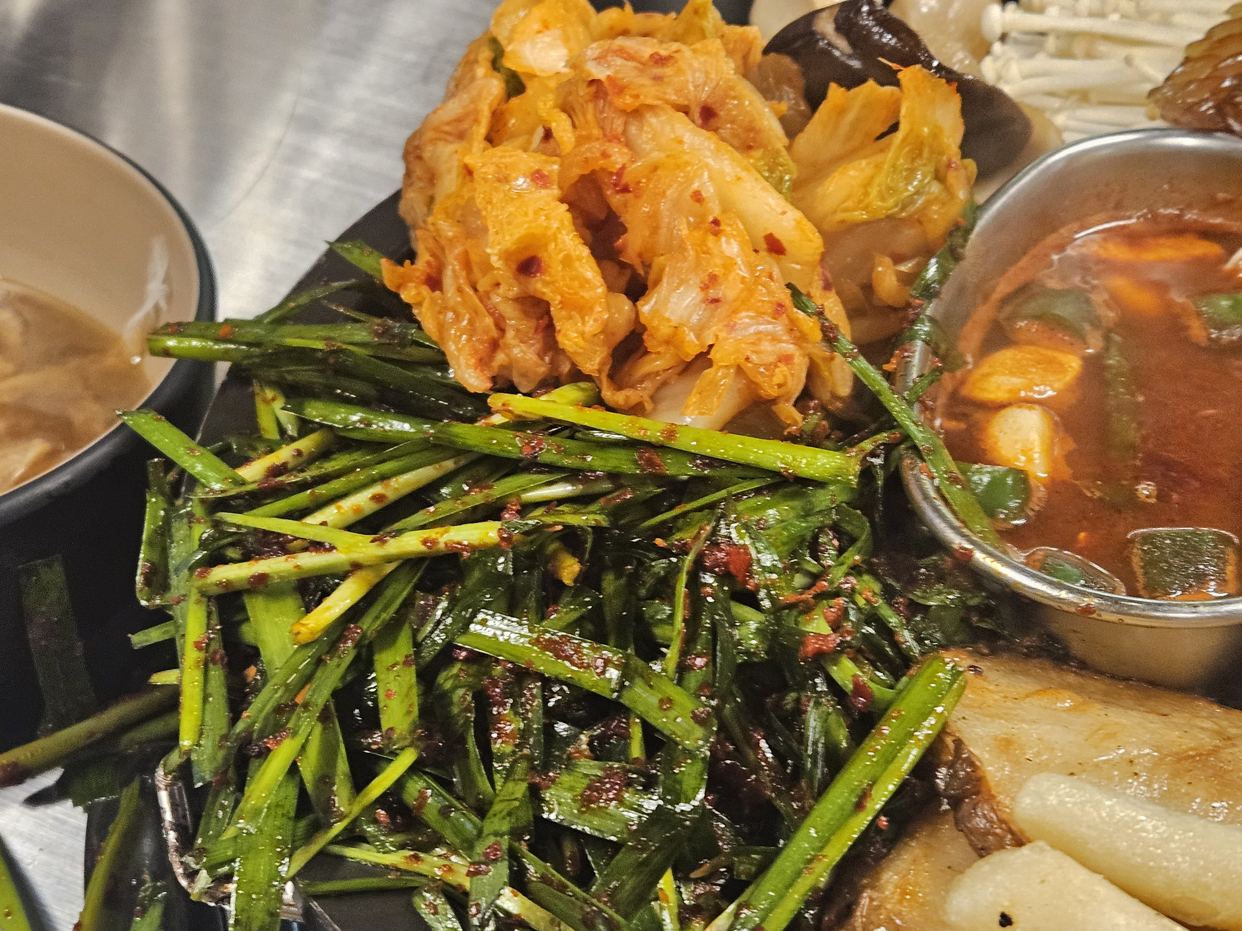 김치와 부추
