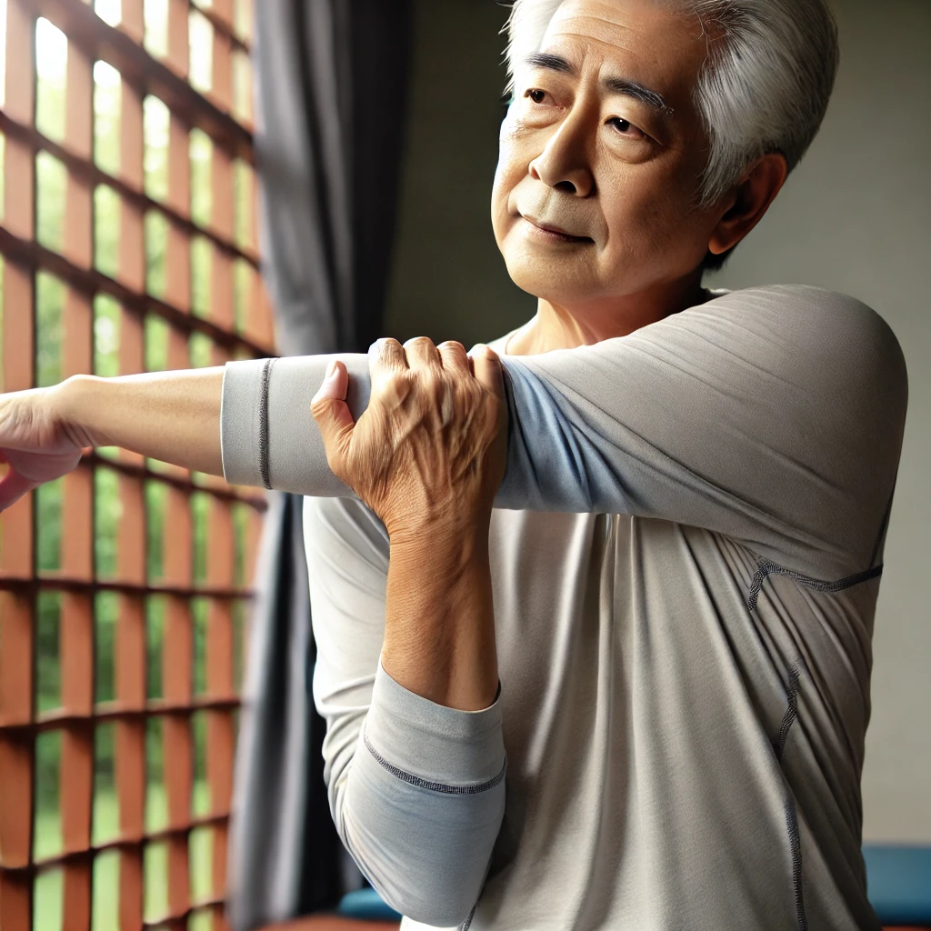 어깨와 팔 스트레칭