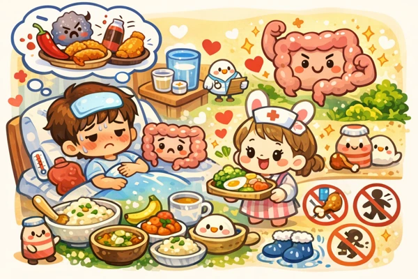 장염 회복기 추천 음식