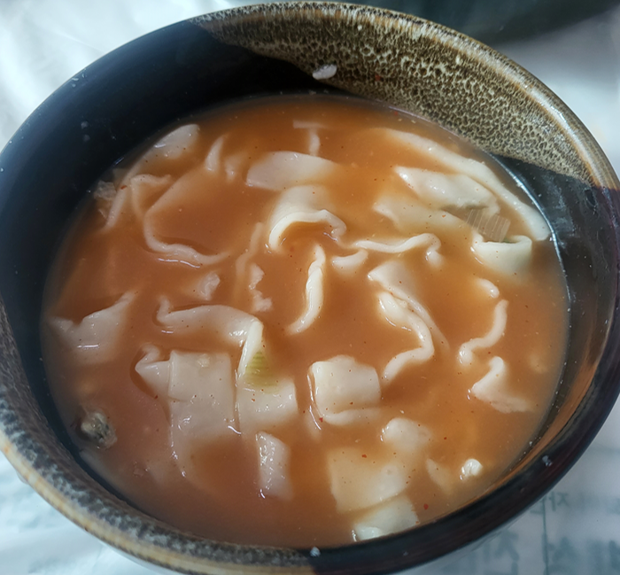 장칼국수