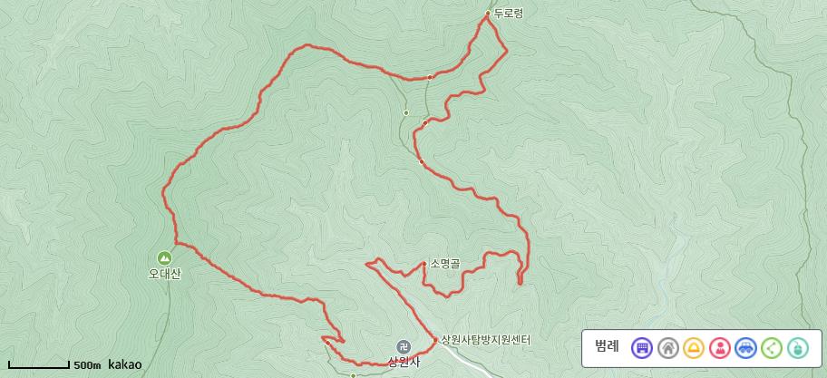 오대산 상왕봉 등산 코스