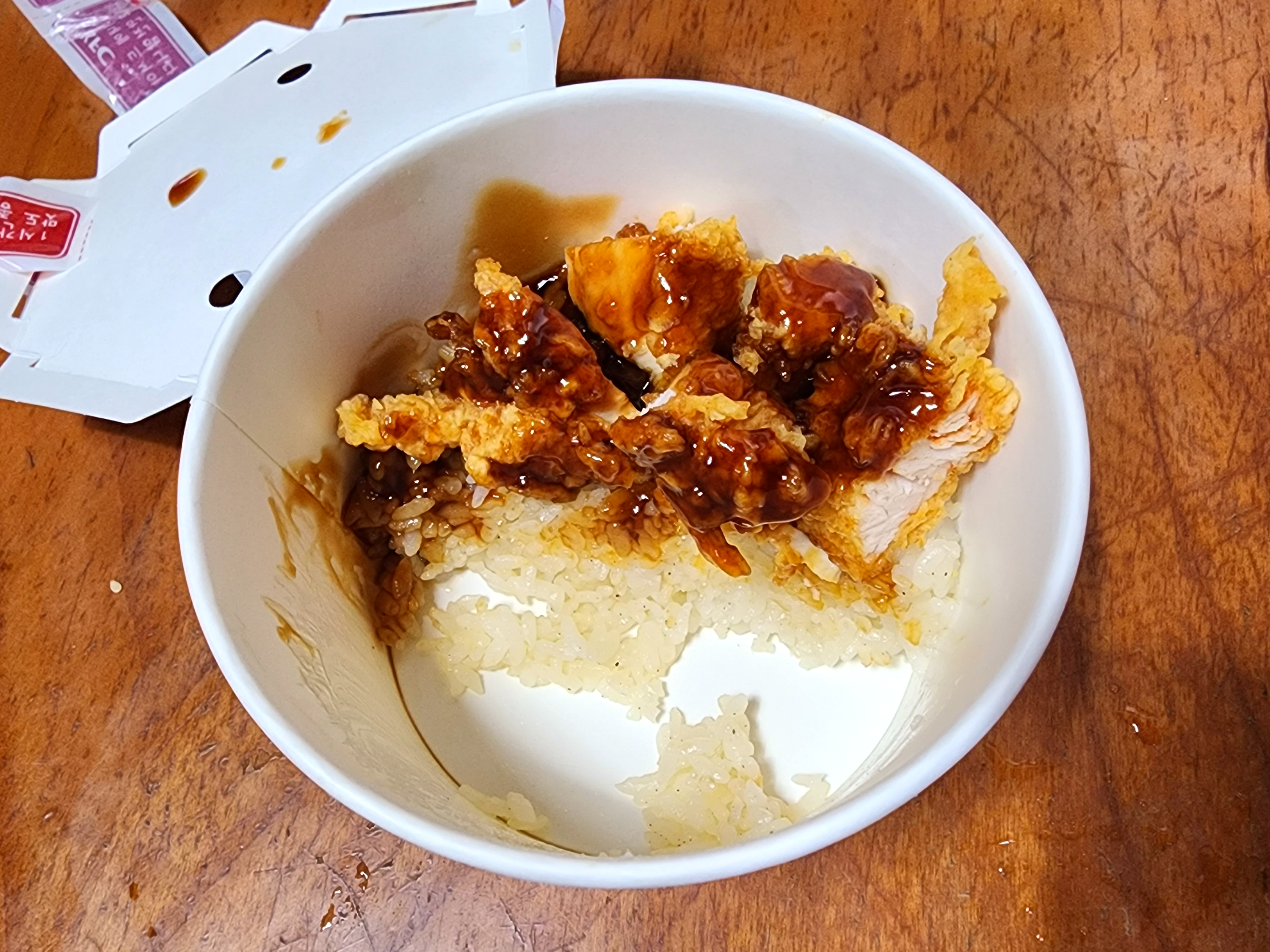 KFC데리야끼켄치밥