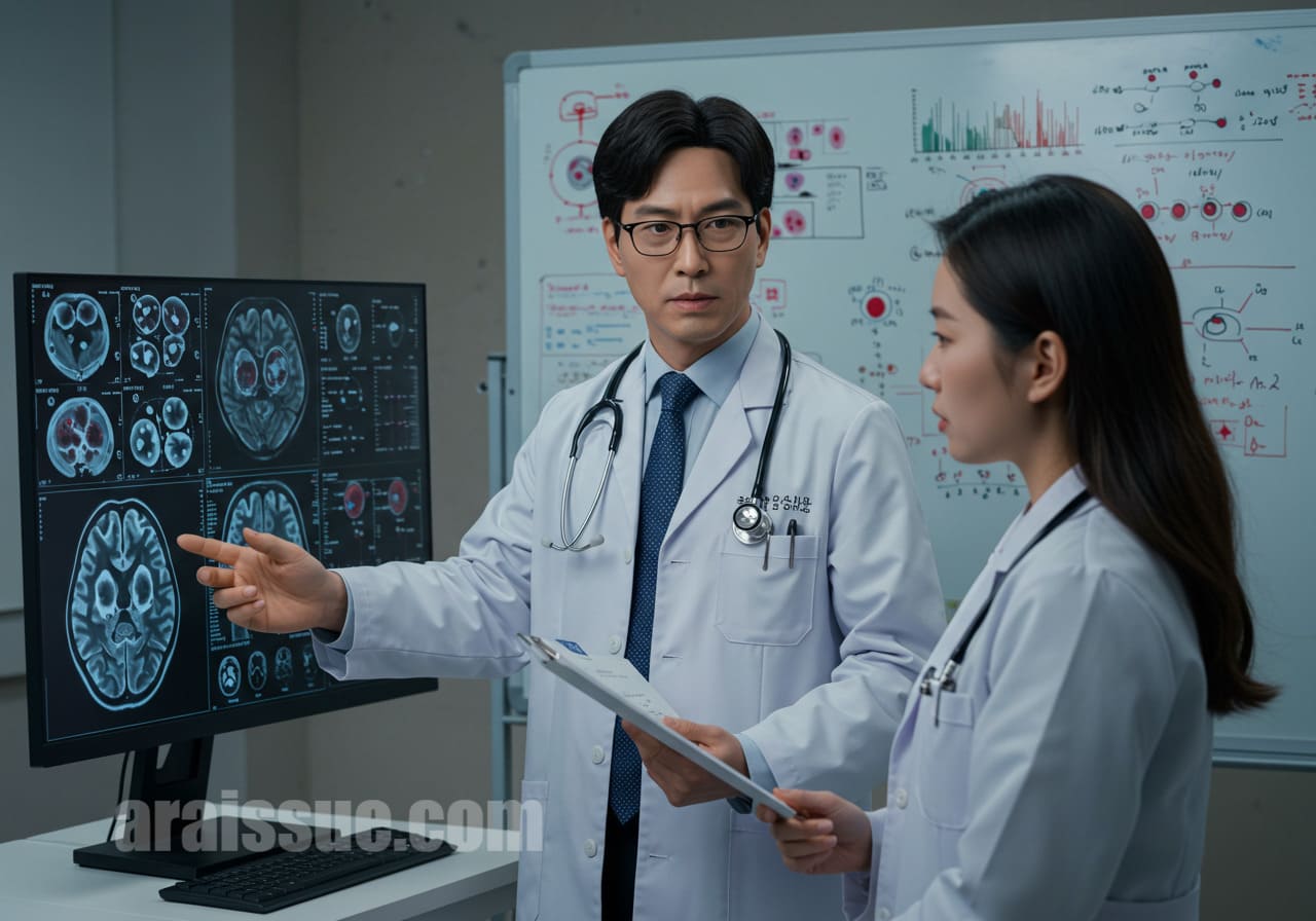 염증과 중증 질환 간 연결을 보여주는 장면