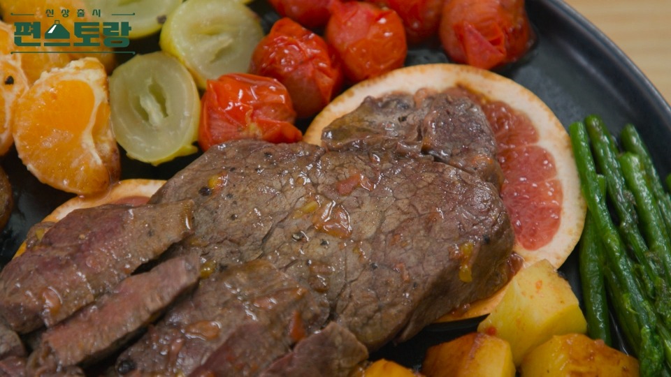 KBS 편스토랑 박수홍 과일 스테이크 레시피 소개