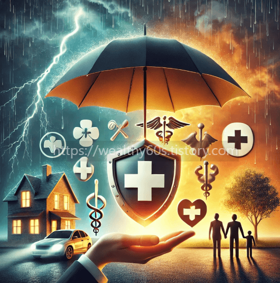 보험의 장단점을 상징하는 사진