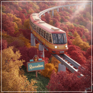 2025 화담숲 모노레일 예약 가상 이미지