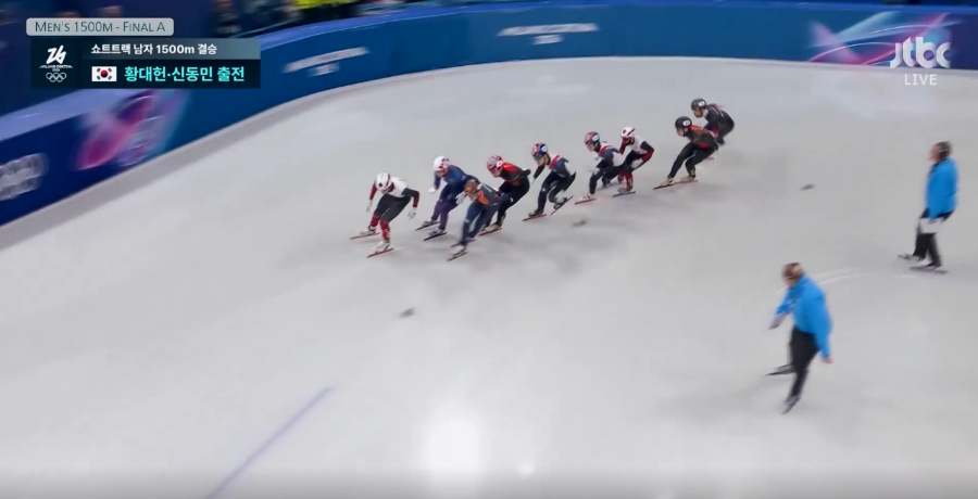 쇼트트랙 남자 1500m 황대헌 은메달