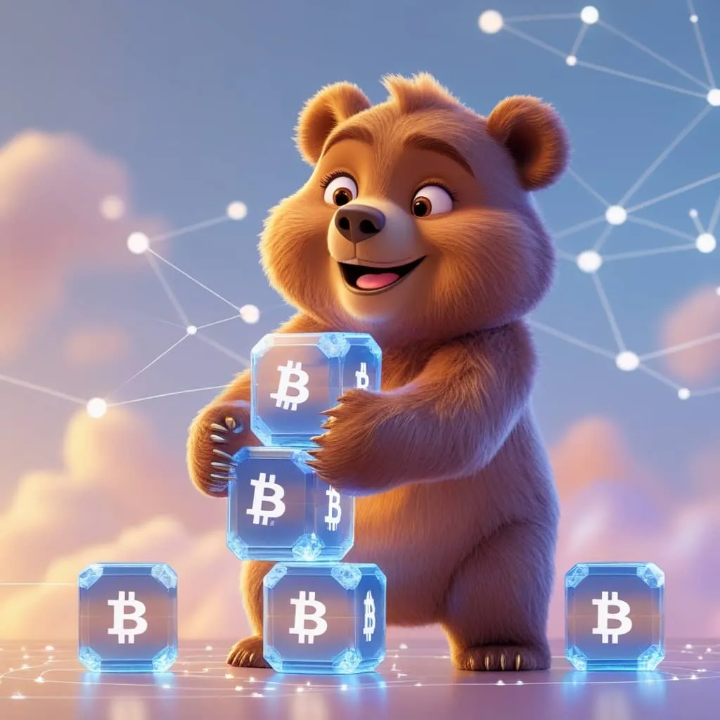 베라체인의 혁신적 블록체인 기술을 상징적으로 표현한 이미지.