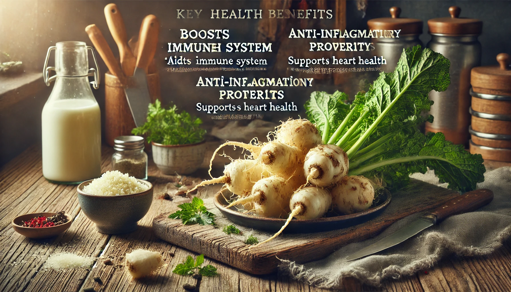 서양 고추냉이의 주요 효능