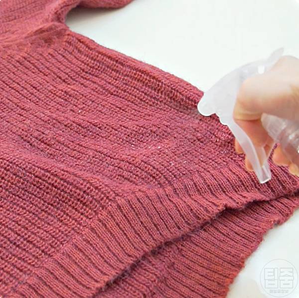 니트 다림질 니트 주름 펴기