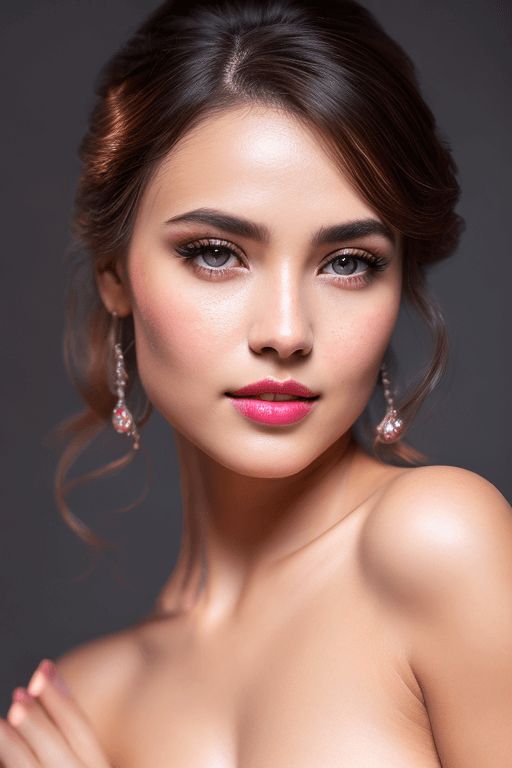 Playground AI로 생성한 그림(2) - 고혹적인 미녀 모델