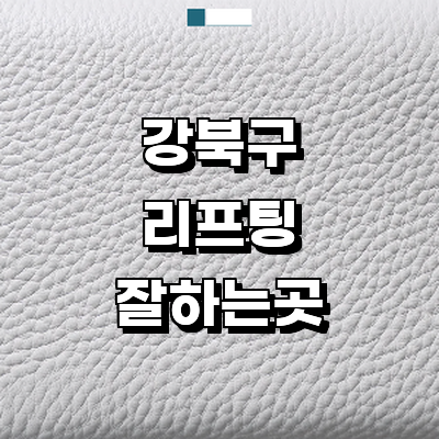 서울 강북구 리프팅 병원