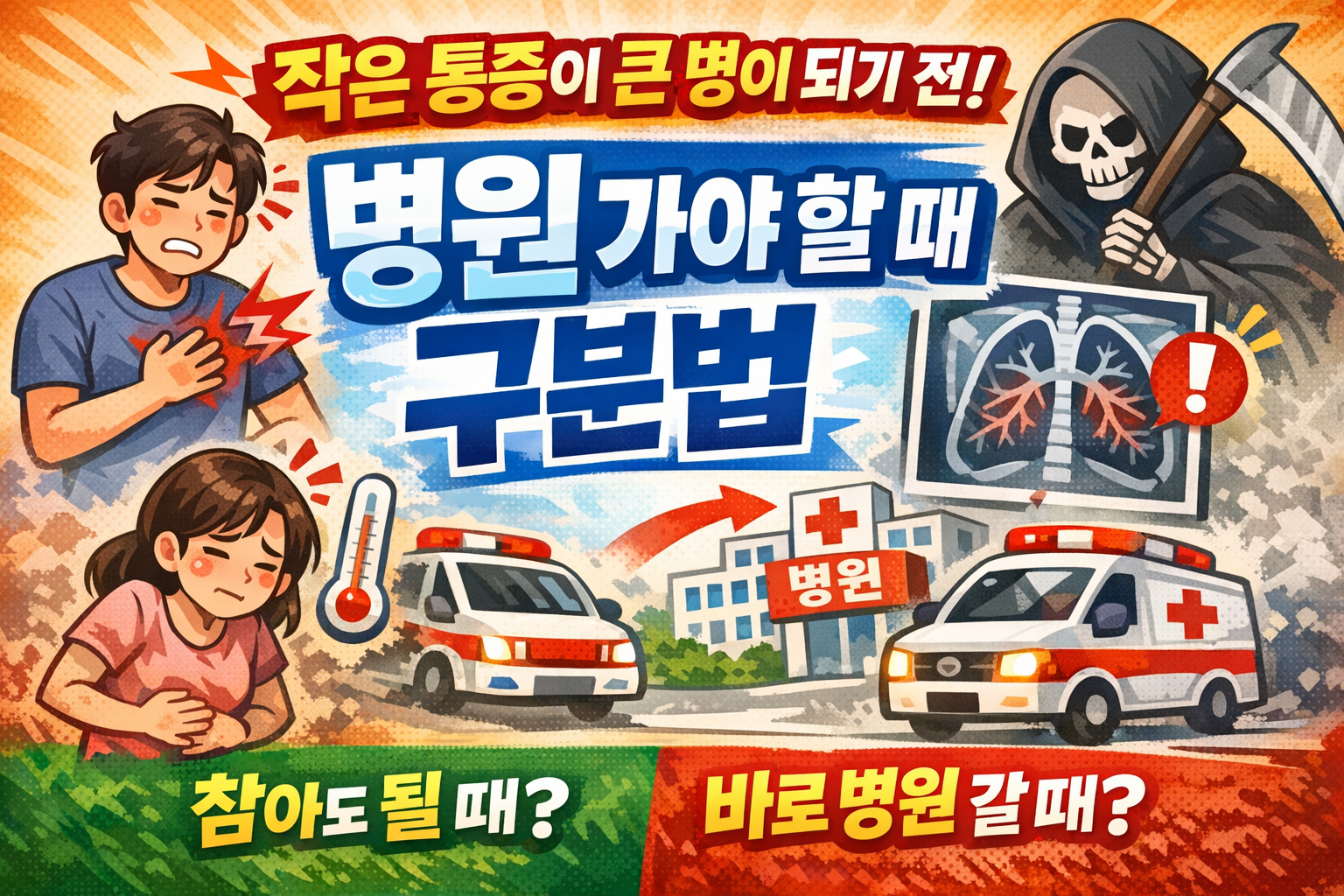 작은 통증이 큰 병이 되기 전