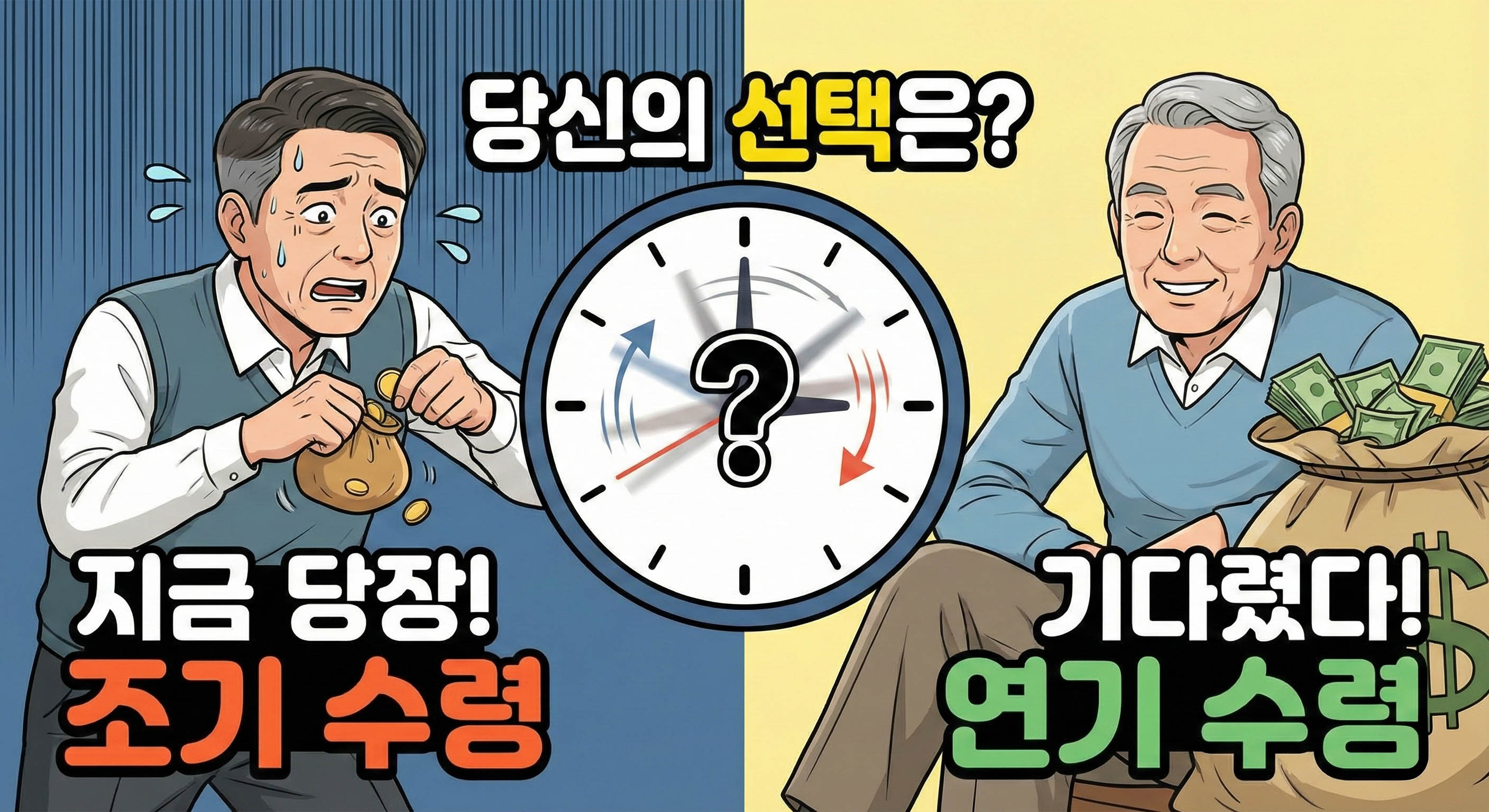 국민연금, 30% 깎여도 지금 받을래 vs 5년 버티고 36% 더 받을래?" 수령 타이밍의 비밀