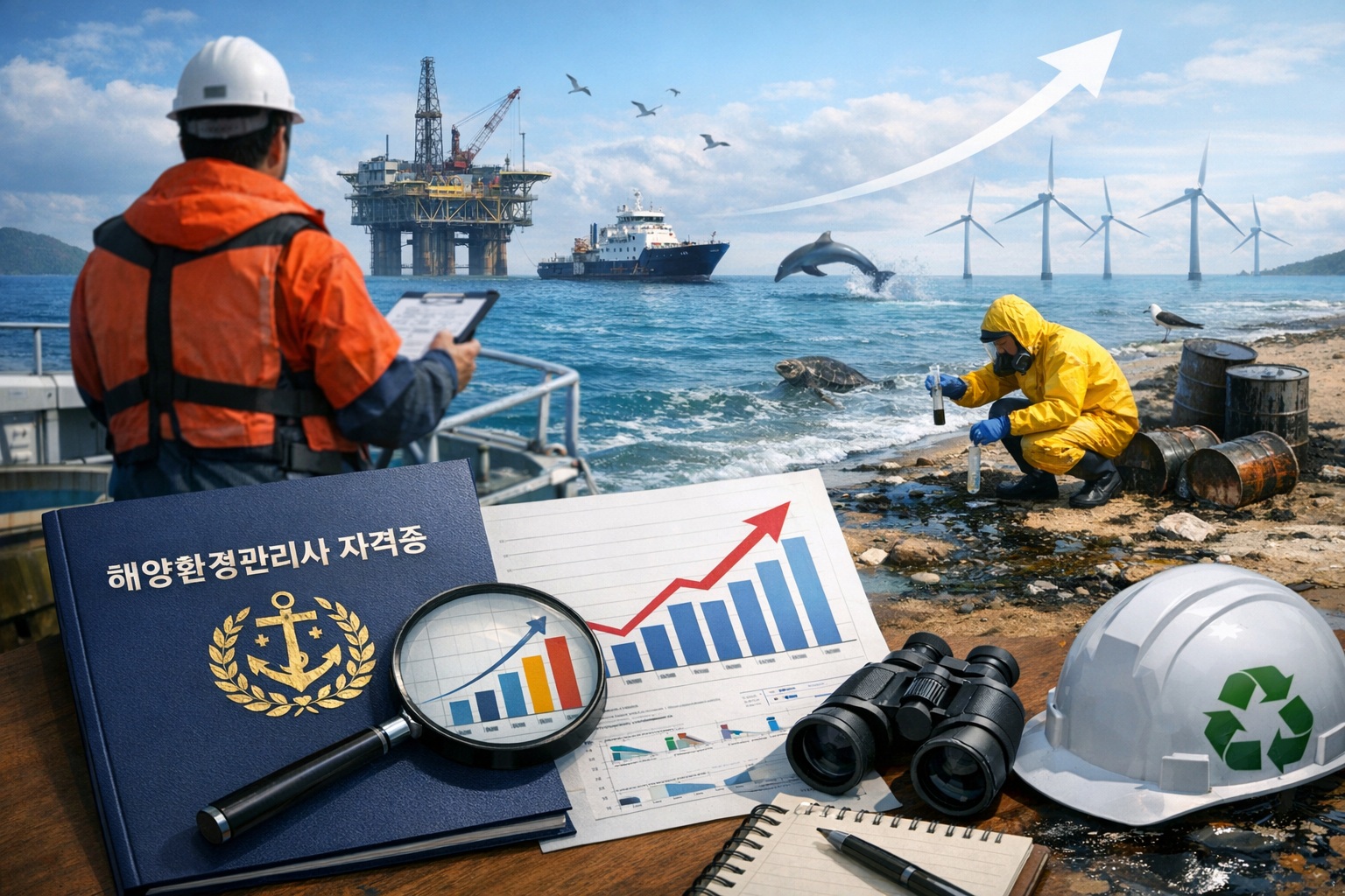 비주류 자격증 중에서 해양환경관리사 자격증 전망 분석