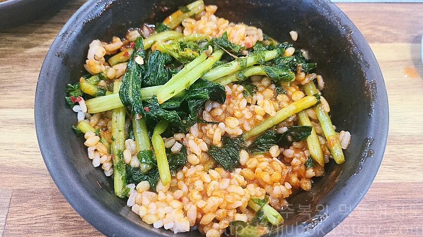 밀밭길-세트메뉴-보리밥-맛