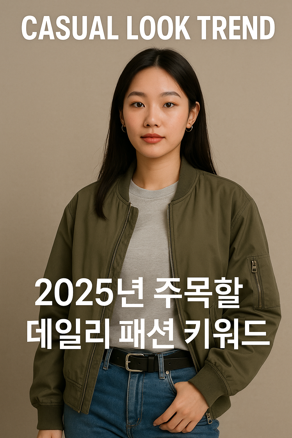 캐주얼 룩