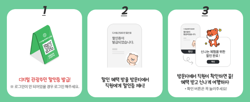 디지털 관광주민증 발급하기,혜택보기