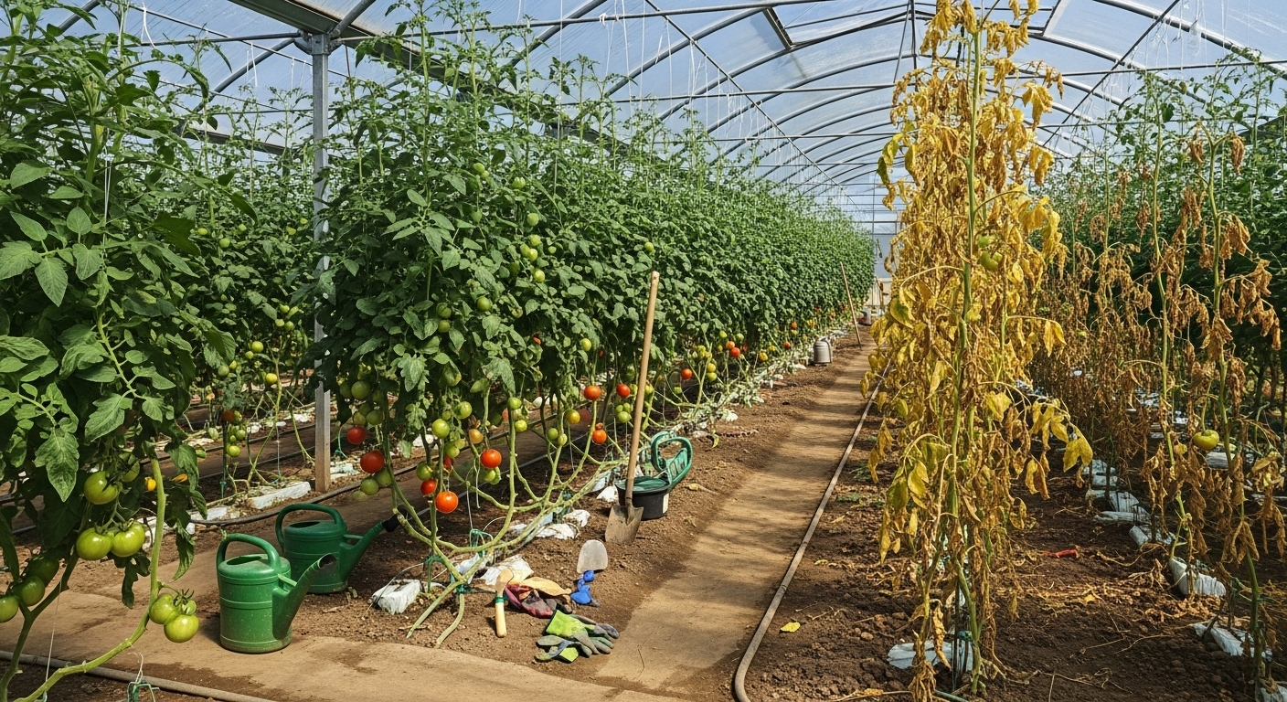 귀농해서 진행한 토마토 농사