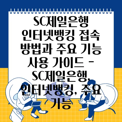 SC제일은행 인터넷뱅킹 접속 방법과 주요 기능 사용 가이드 - SC제일은행, 인터넷뱅킹, 주요 기능