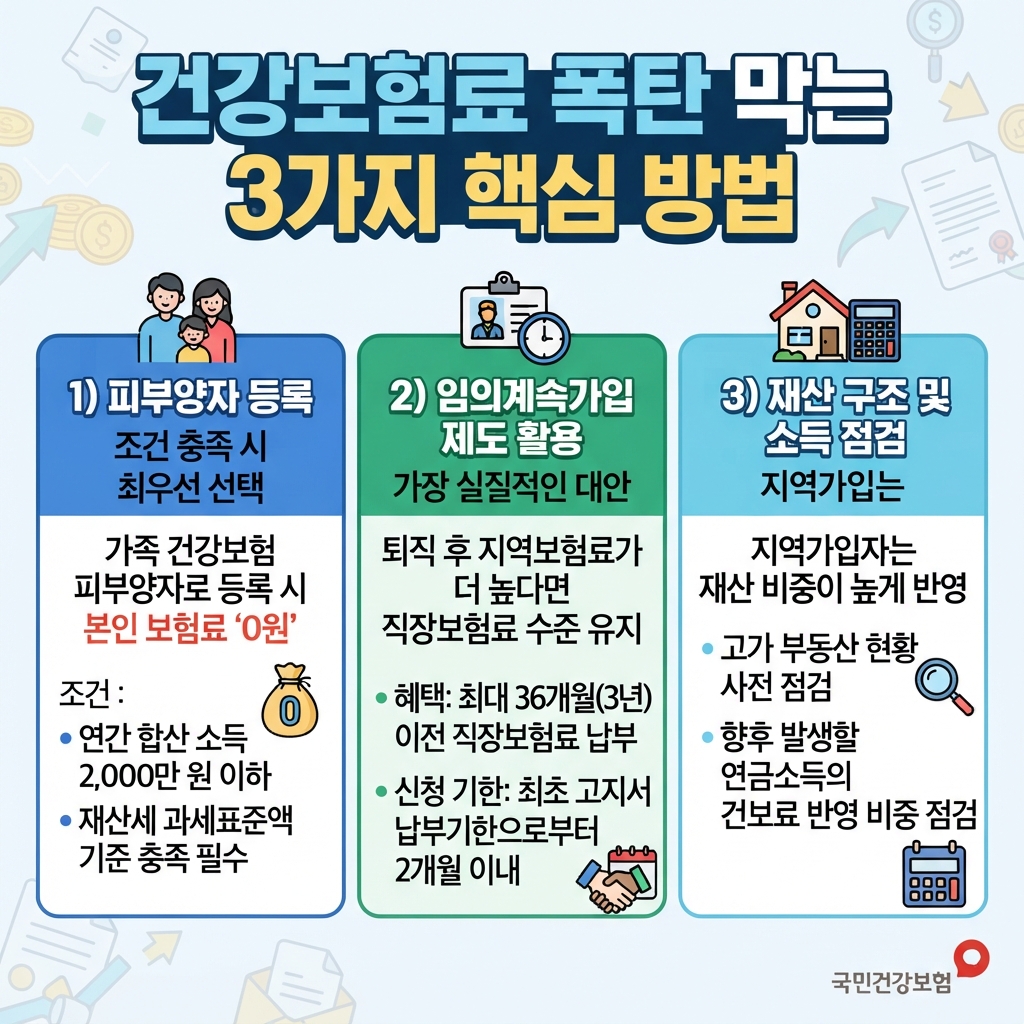 건강보험료 모의계산하기