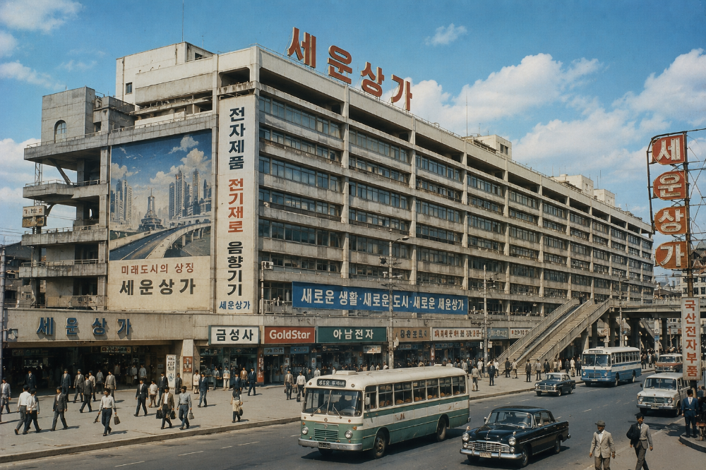 세운상가가 미래도시로 불리던 시절