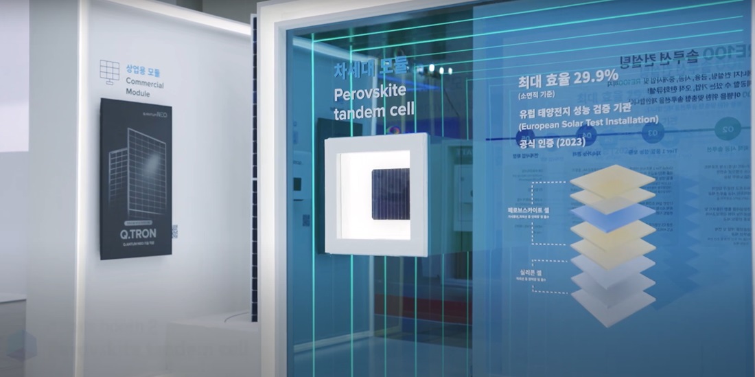 한화큐셀이 자체 개발 및 제작한 탠덤 셀 (사진제공 = 한화)