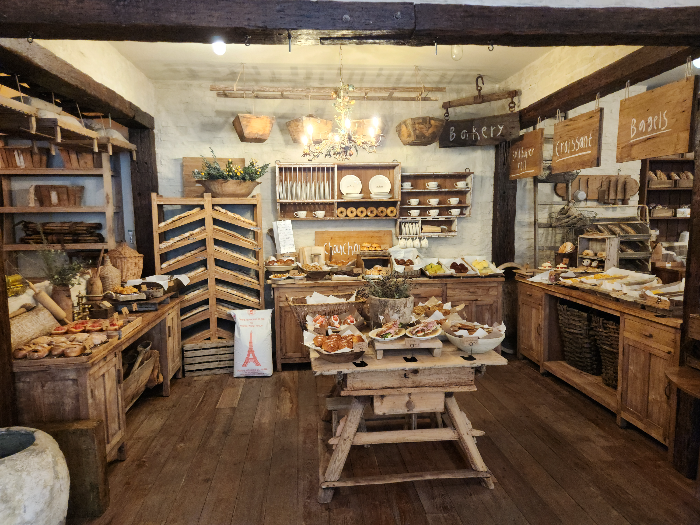 Bakery in cafe