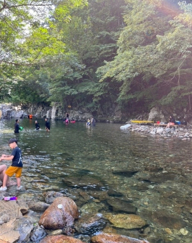 단양 물한계곡 이미지