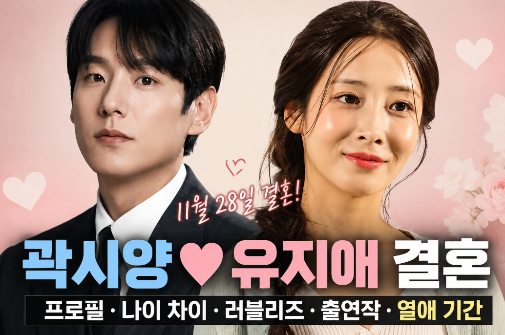 곽시양 유지애 결혼|프로필·나이 차이·러블리즈·출연작·열애 기간