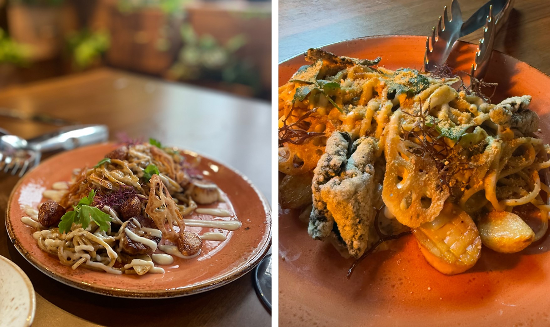 백반기행 용산밥상 비건식당 레이지파머스 김 페스토 파스타 사진입니다.