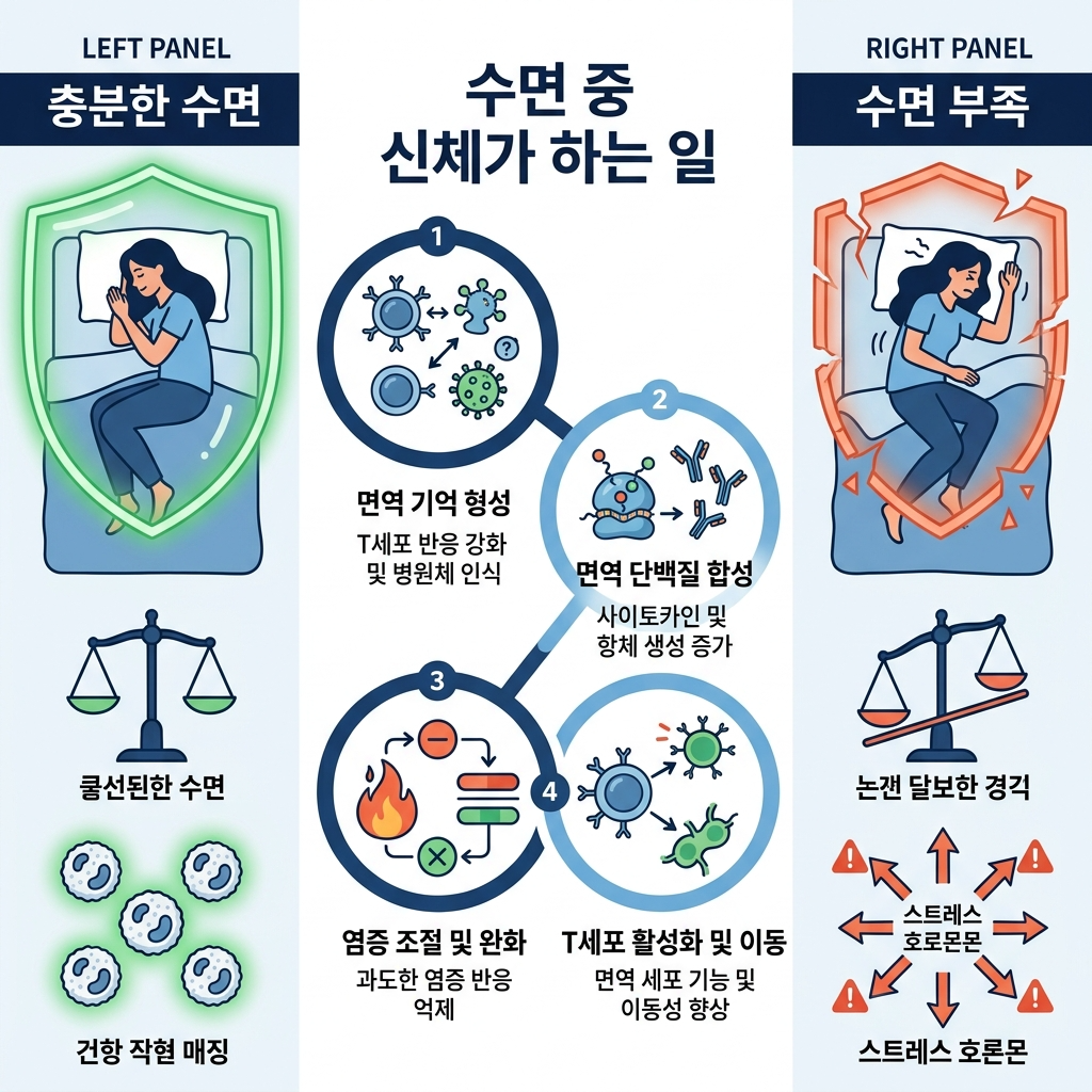 면역력과 수면의 관계, &ldquo;잘 자는 것&rdquo;이 가장 현실적인 건강 투자
