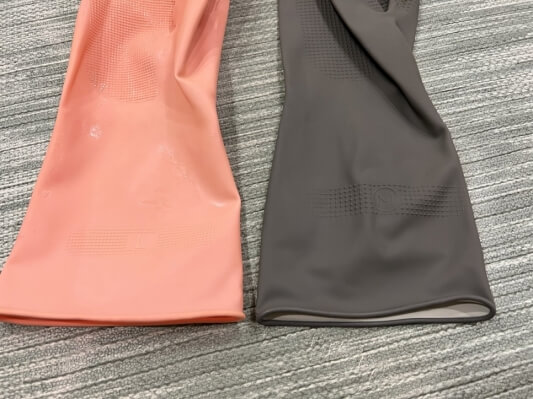 생활공작소와 스카치브라이트 고무장갑 비교 사진