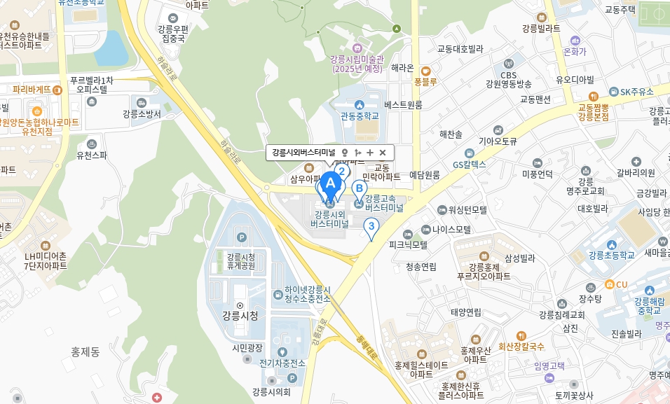 강릉시외버스터미널시간표 강릉시외버스터미널버스시간표