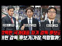 대한민국 국가대표 감독 예정자들 