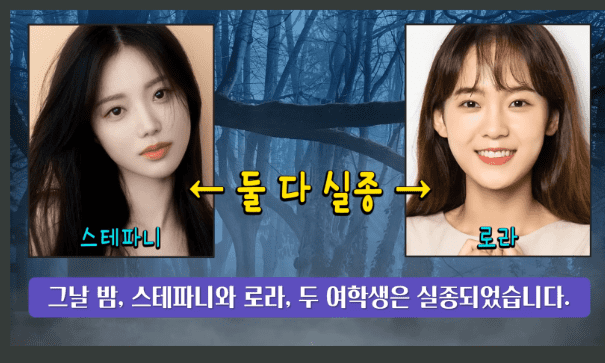 스테파니와 로라의 실종