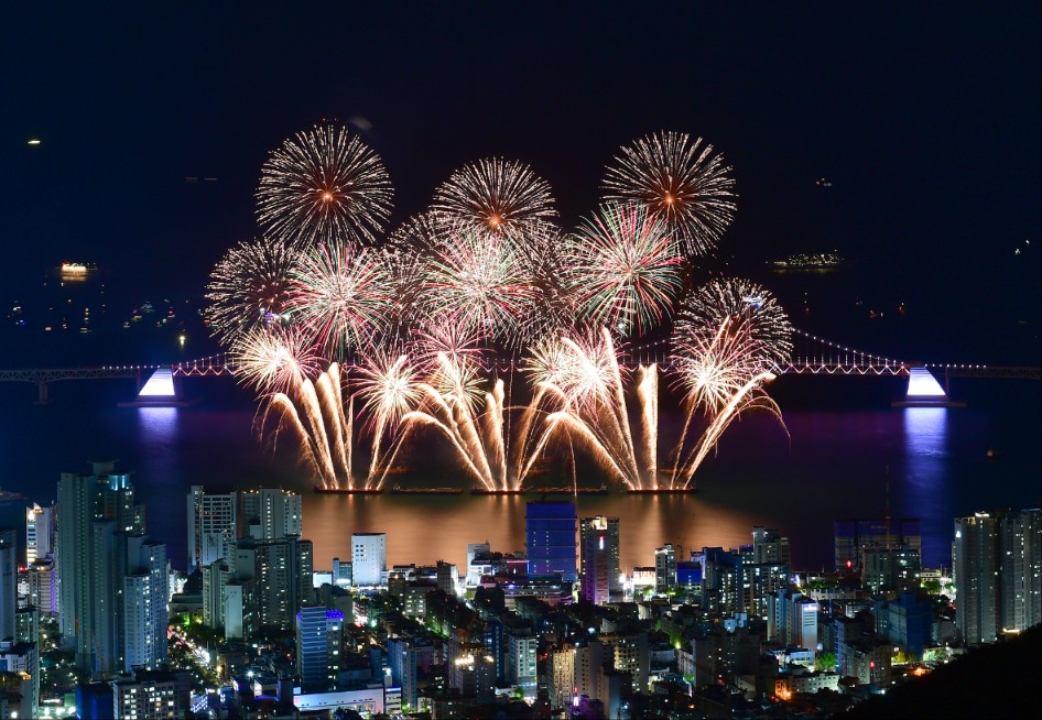 부산불꽃축제사진
