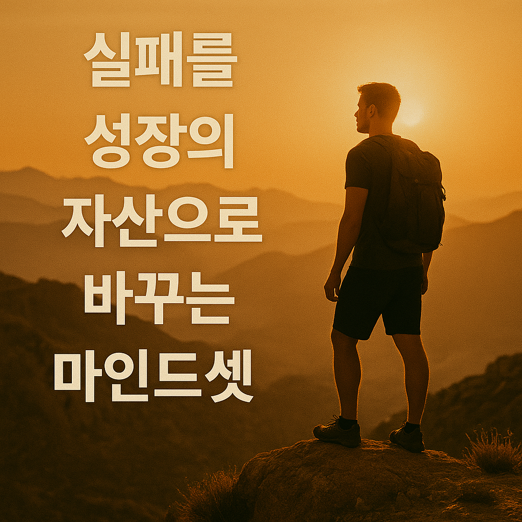 실패를 성장의 자산으로 바꾸는 마인드셋
