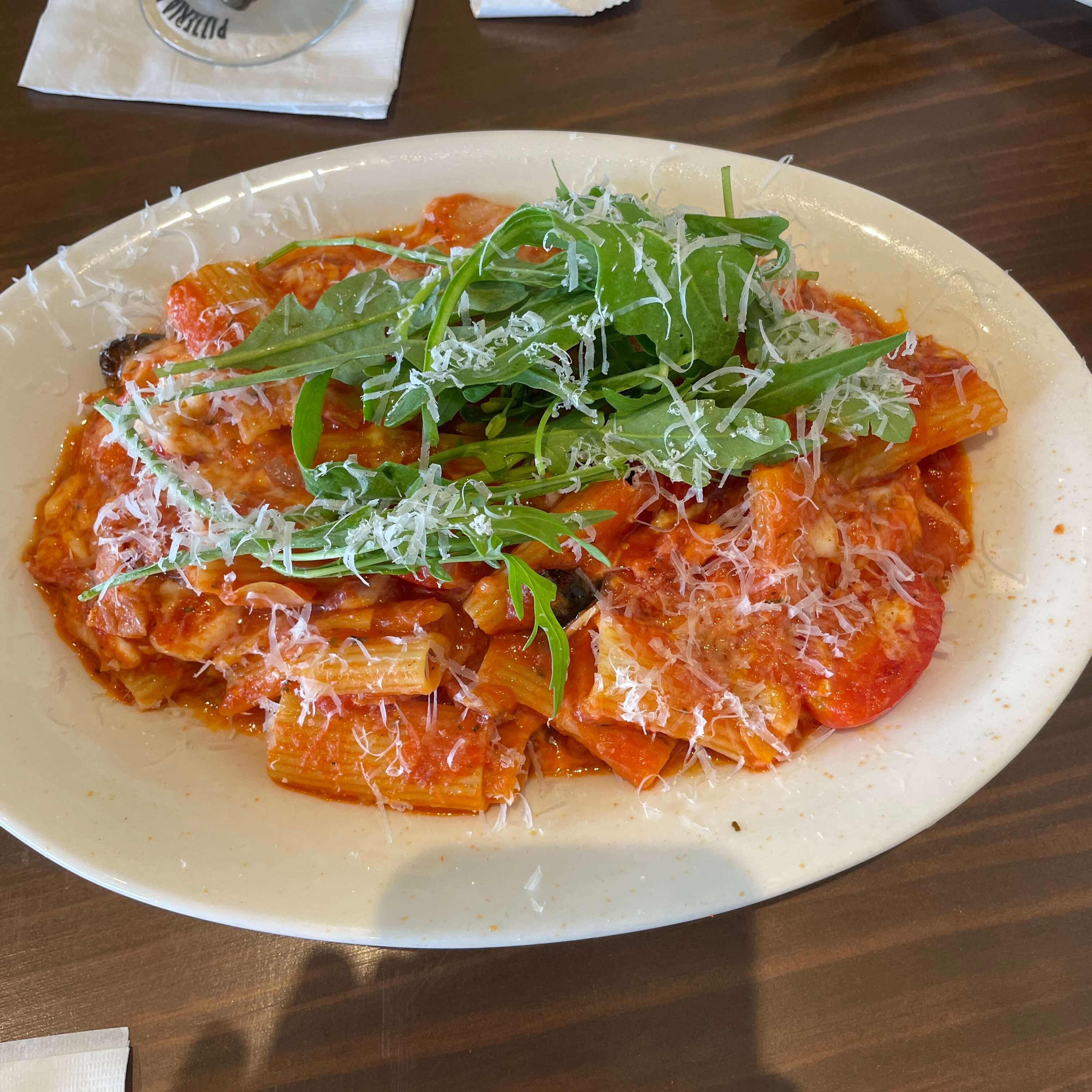 리가토니 아마트리치아나 파스타 사진