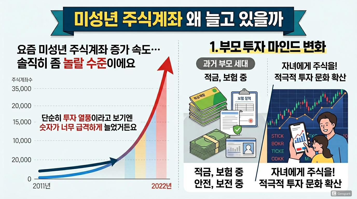 미성년 주식계좌 왜 늘고 있을까