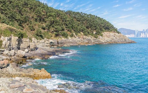 부산 이기대 해안산책로