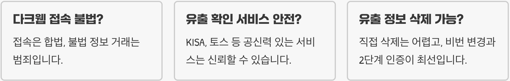 내 개인정보, 다크웹에서 거래되고 있는지 확인하는 법