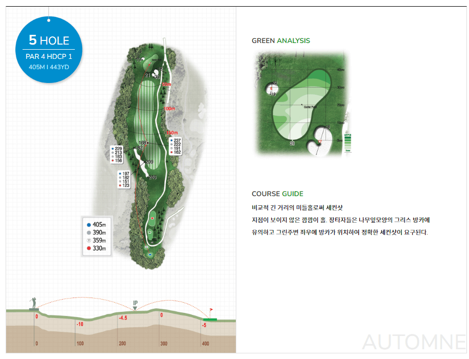 몽베르 컨트리클럽 오똔(가을) 코스 05