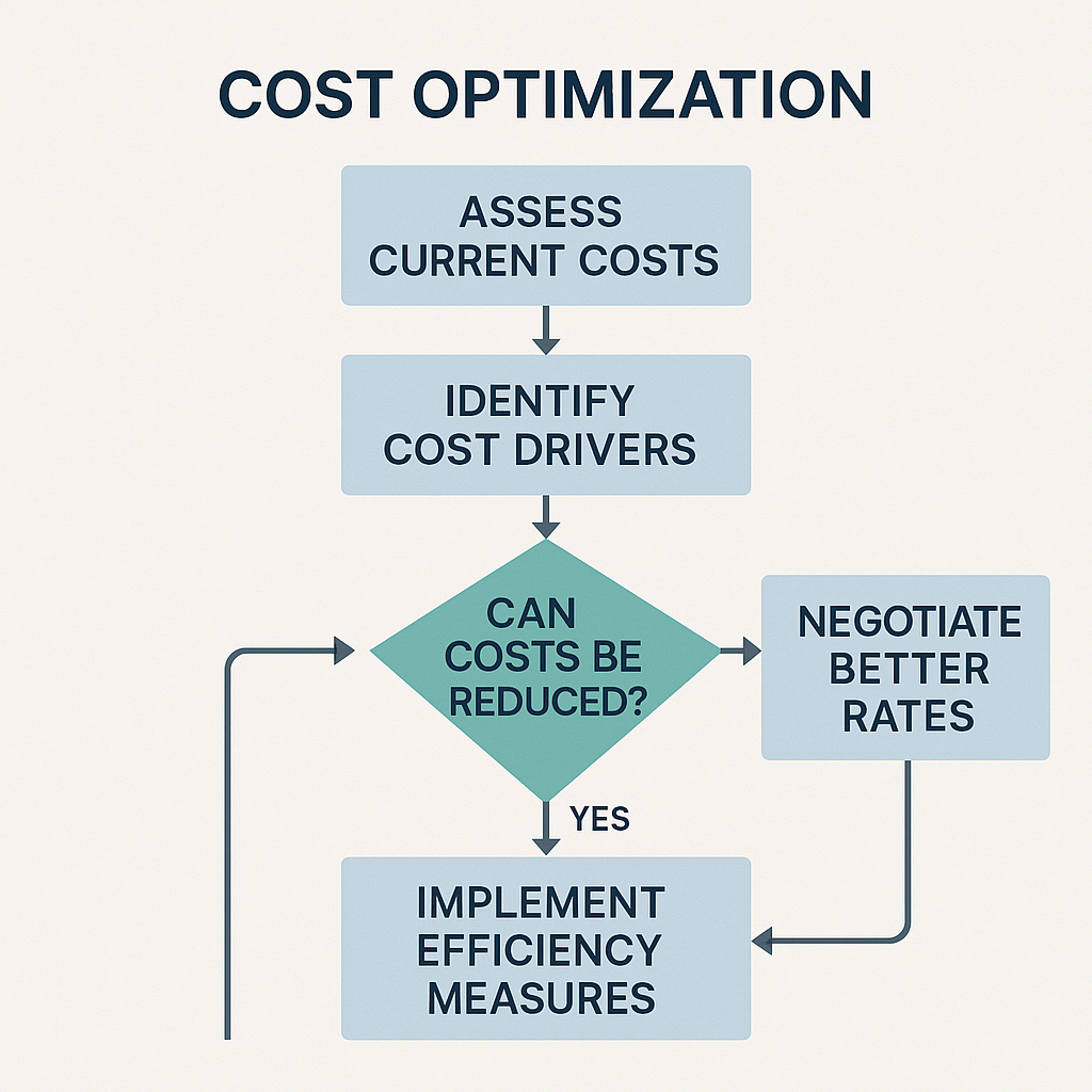 비용 최적화 플로우차트